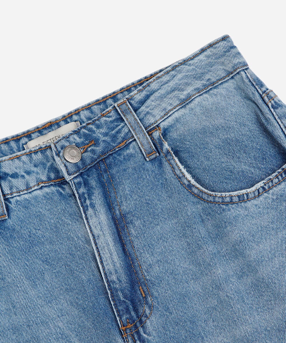 calça jeans juvenil balloon azul