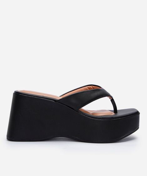 tamanco plataforma vizzano preto