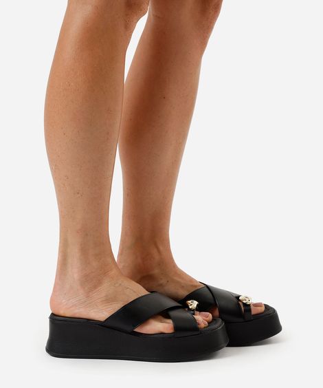 tamanco plataforma feminino beira rio preto