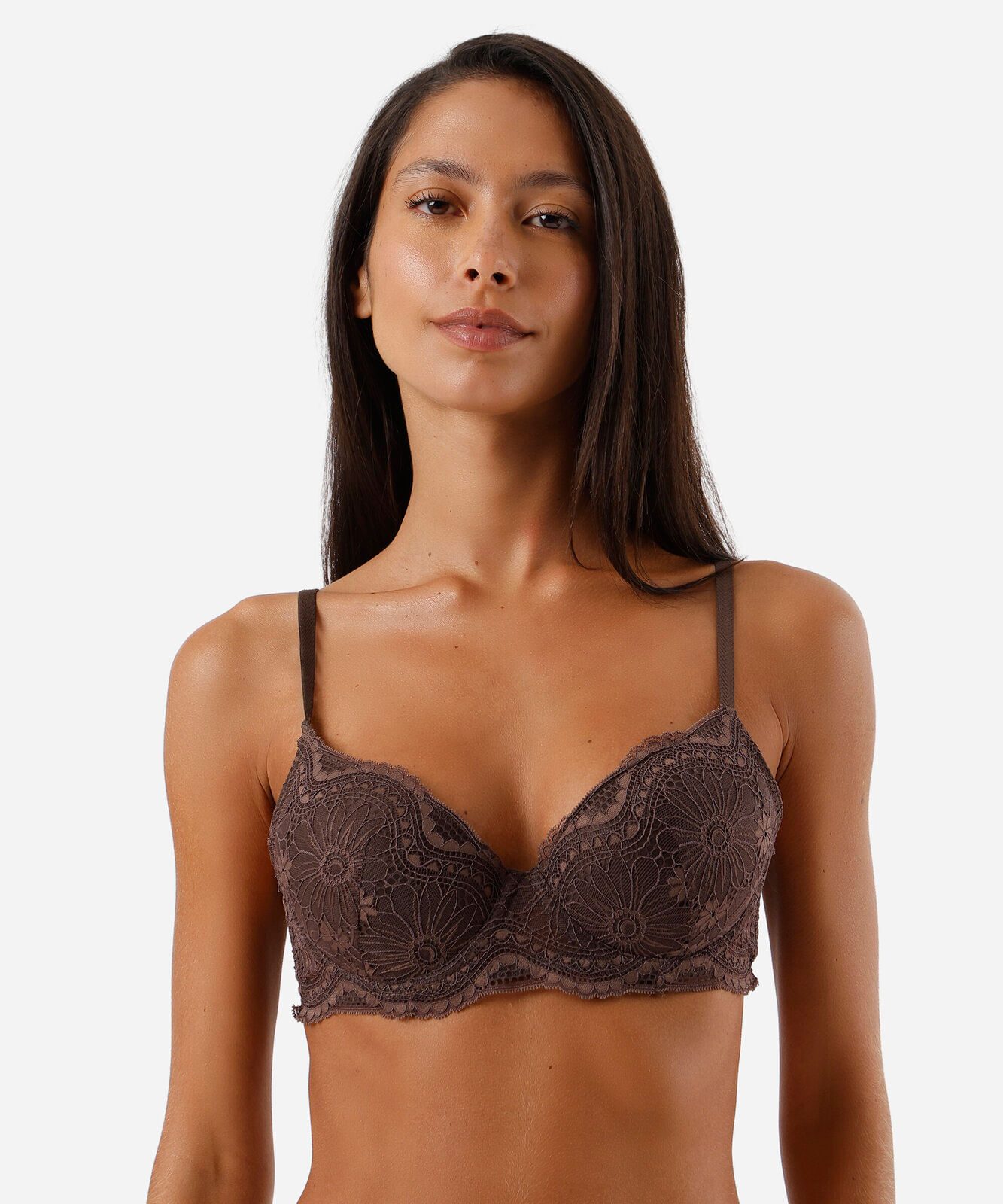 kit de 2 sutiãs feminino de renda colorido