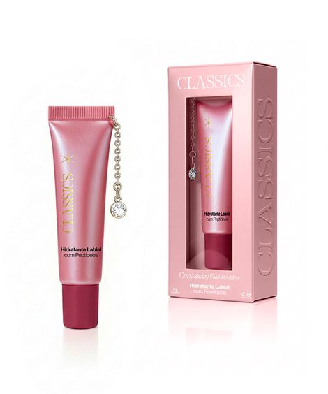 hidratante labial cia beauty by sabrina sato classiscs crystals by swarovski com peptídeo cherry 10g