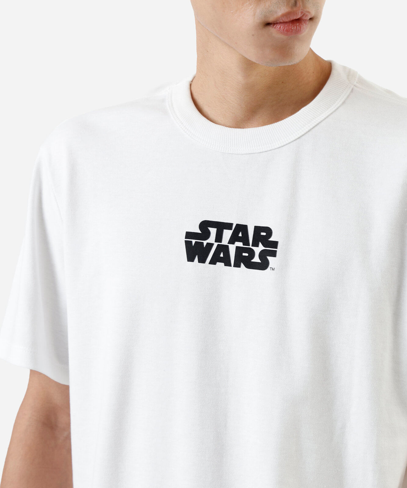 camiseta masculina com algodão star wars off white