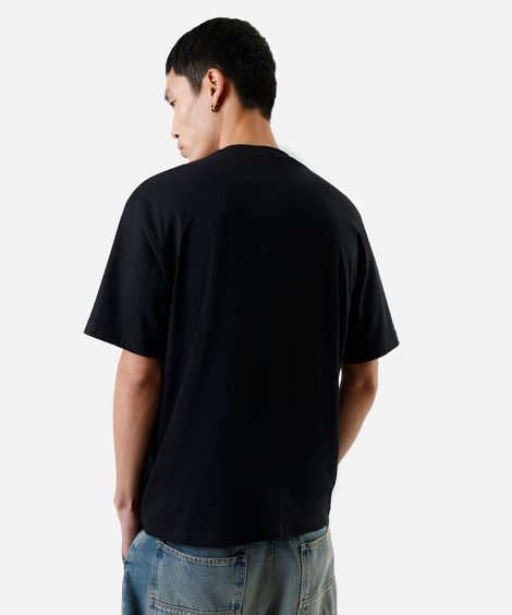 camiseta masculina de algodão capitão américa preta