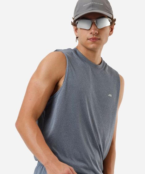 regata machão masculina esportiva ace azul