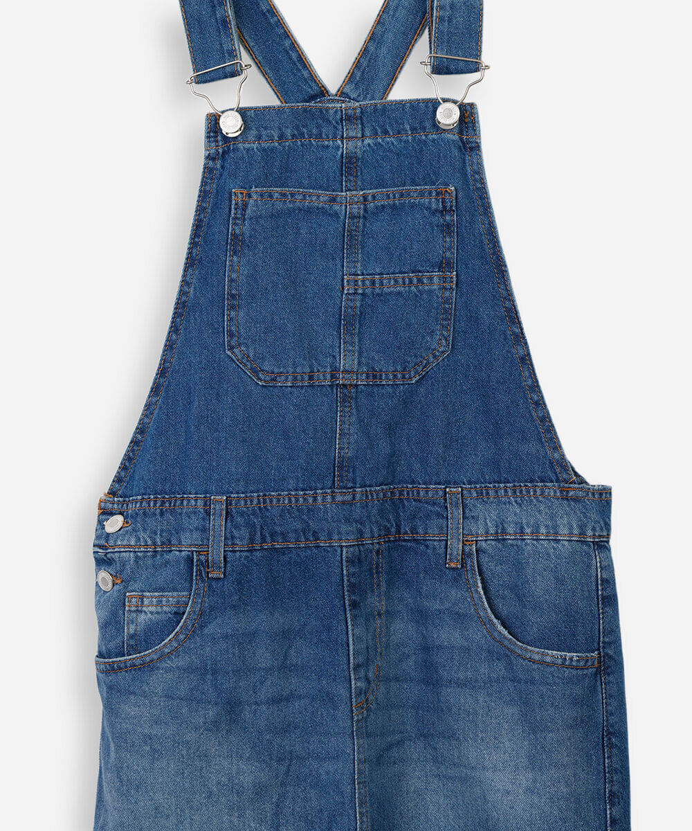 salopete juvenil jeans azul
