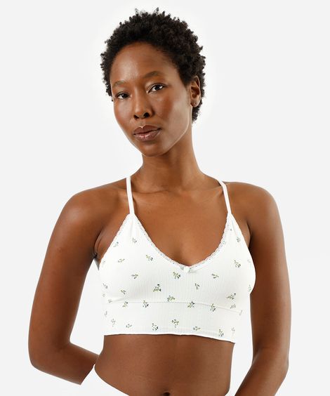 kit de 2 sutiãs top feminino com bojo removível colorido