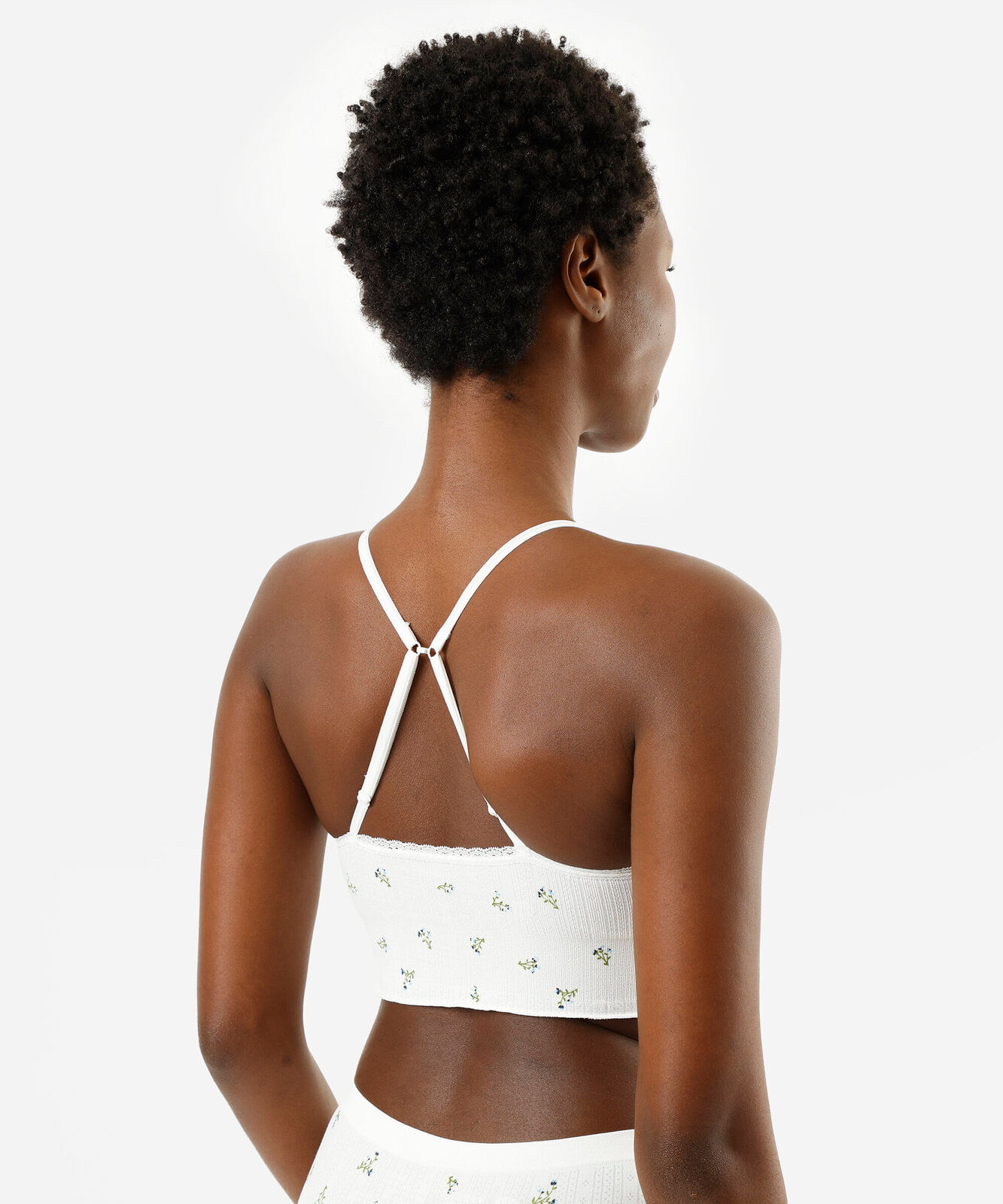 kit de 2 sutiãs top feminino com bojo removível colorido