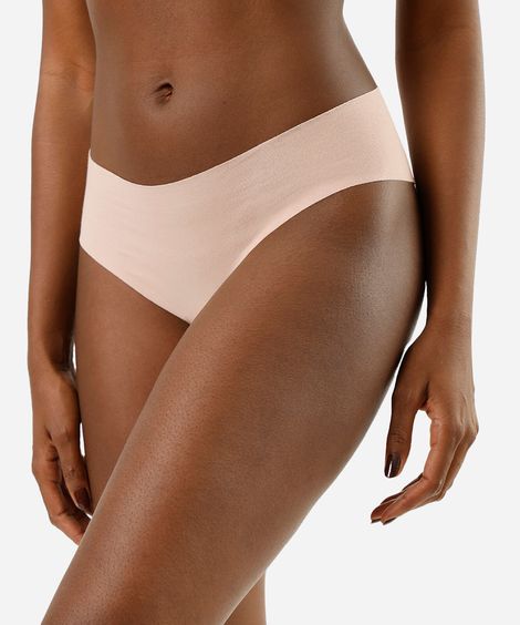 kit de 2 calcinhas lateral larga feminina de algodão corte a fio colorido