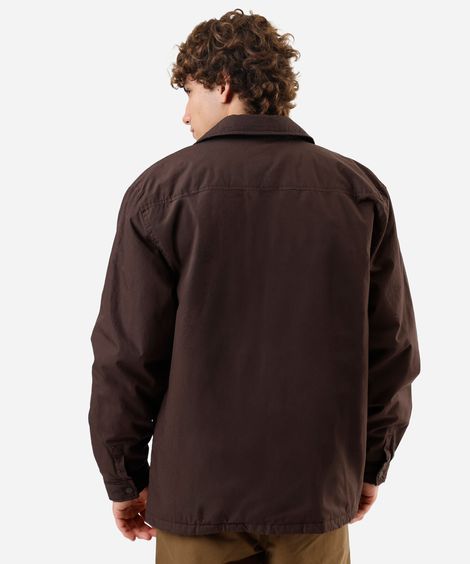 jaqueta masculina com bolso lapela marrom