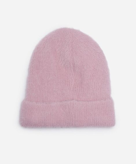 gorro infantil de tricot texturizado my melody hello kitty rosa