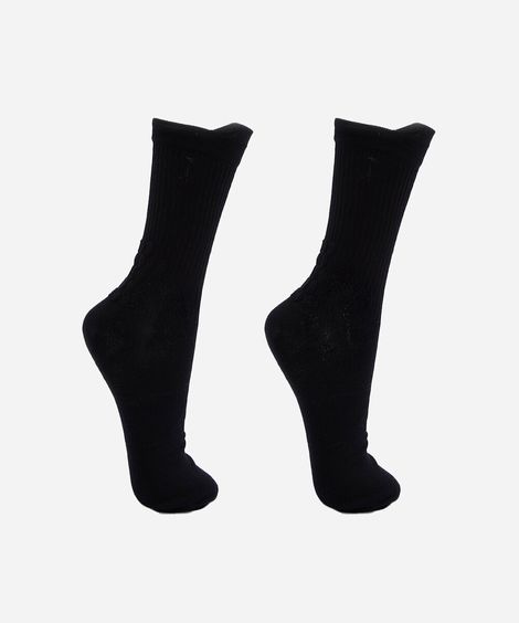 kit de 2 meias cano alto esportiva ace colorido