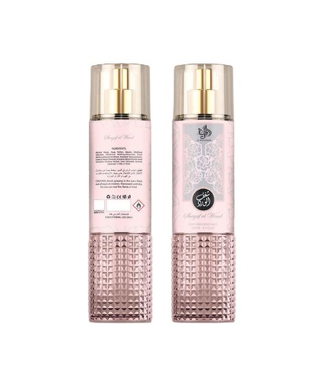 perfume feminino al wataniah shagaf al ward perfumed body mist 250ml