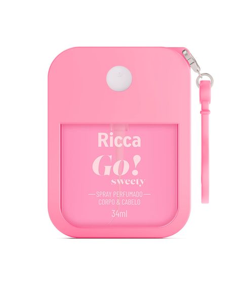 spray perfumado ricca para cabelo e corpo go sweety