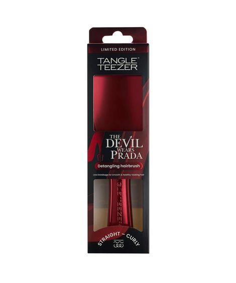 escova de cabelo tangle teezer desembaraçadora o diabo veste prada 2 vermelha