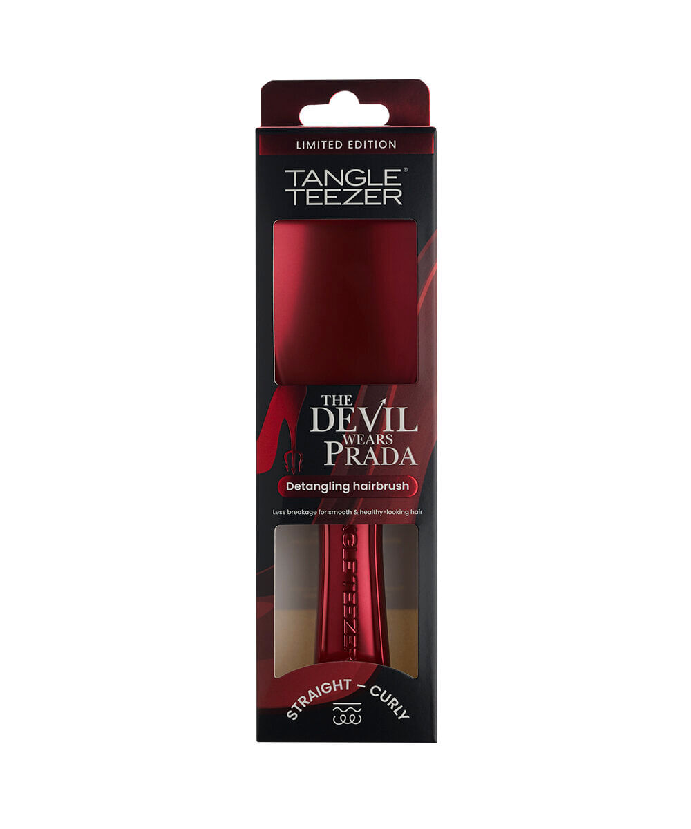 escova de cabelo tangle teezer desembaraçadora o diabo veste prada 2 vermelha
