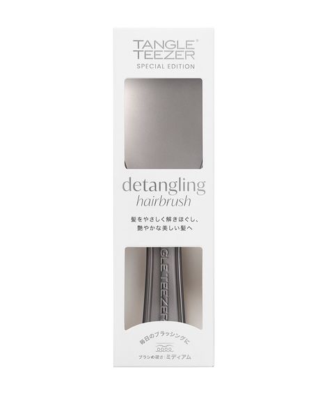 escova de cabelo tangle teezer desembaraçadora the ultimate detangler chrome midnight silver prateada