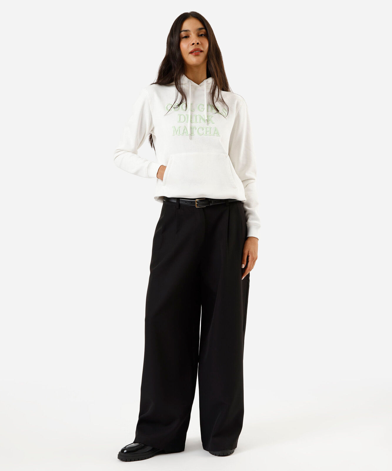 blusão de moletom feminino bordado off white