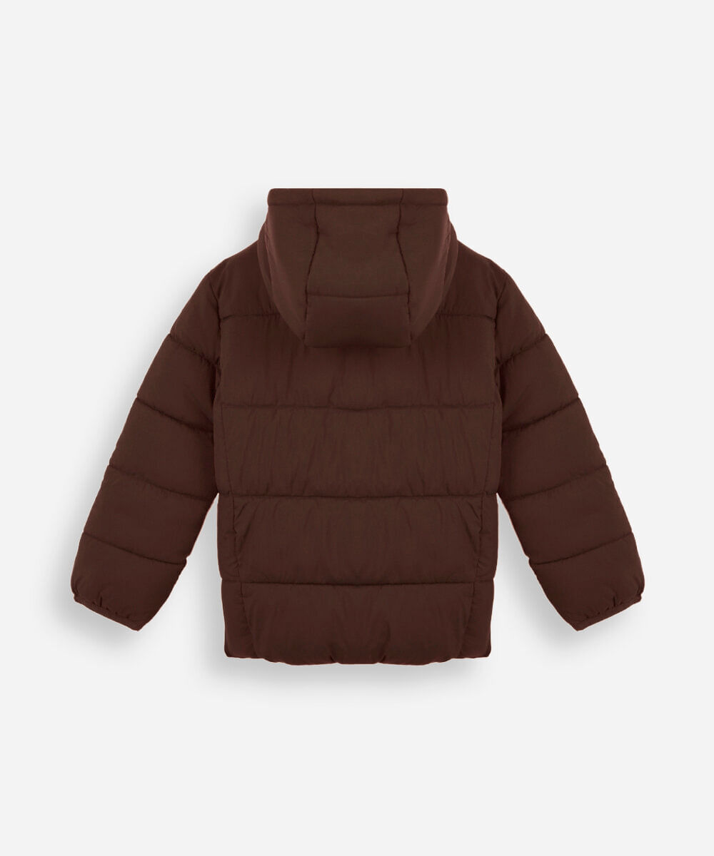 jaqueta bomber infantil marrom