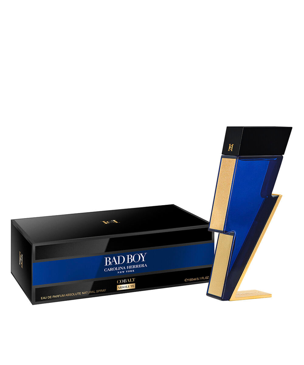 perfume masculino carolina herrera bad boy cobalt absolute eau de parfum absolute 150ml