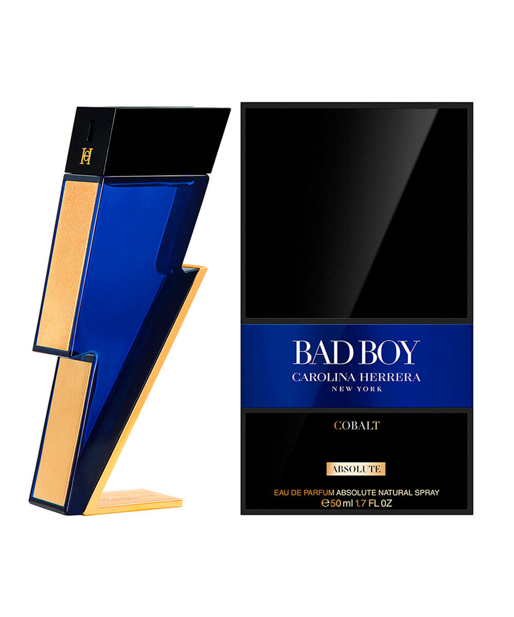 perfume masculino carolina herrera bad boy cobalt absolute eau de parfum absolute 50ml