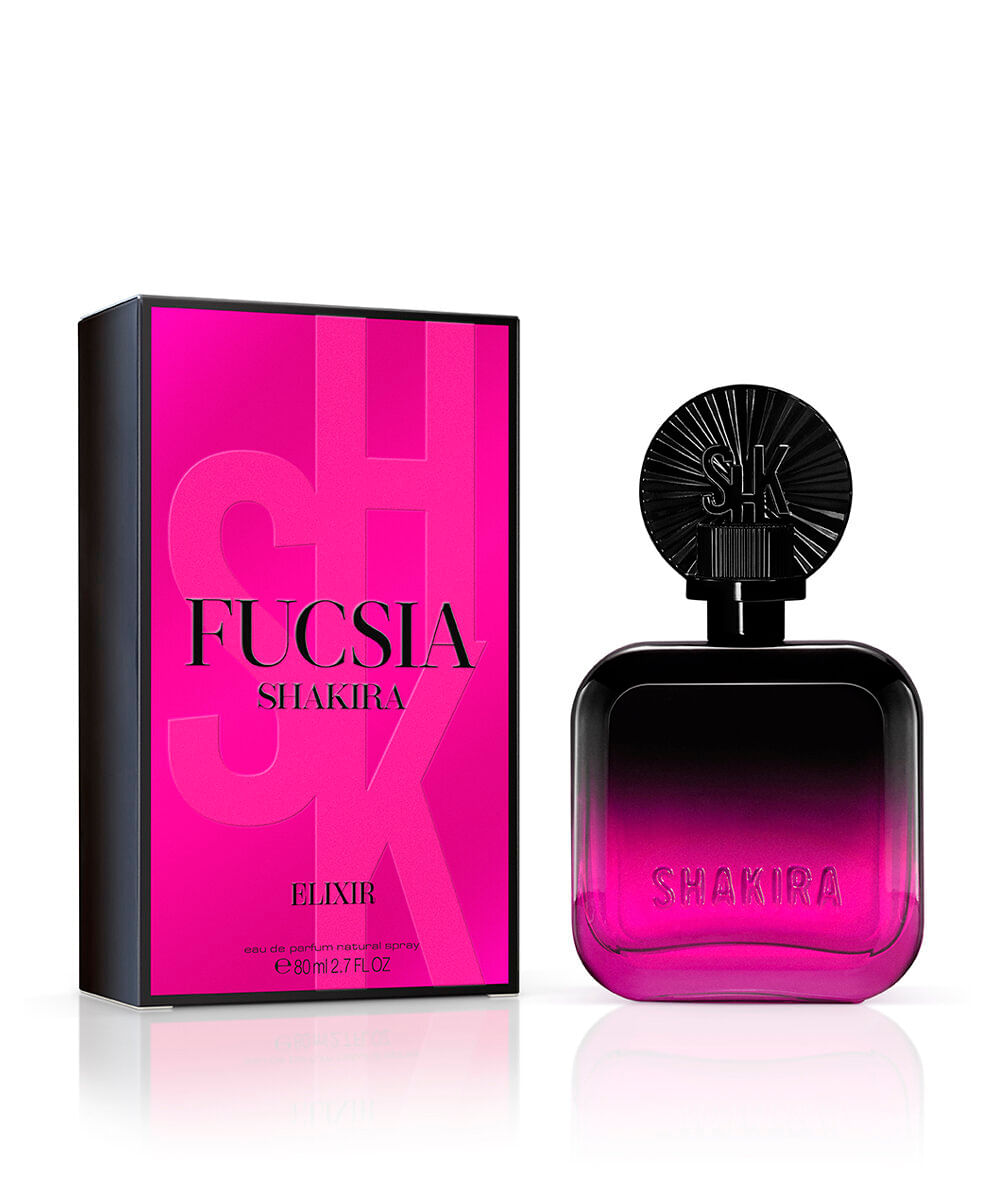 perfume feminino shakira fucsia elixir eau de parfum 80ml