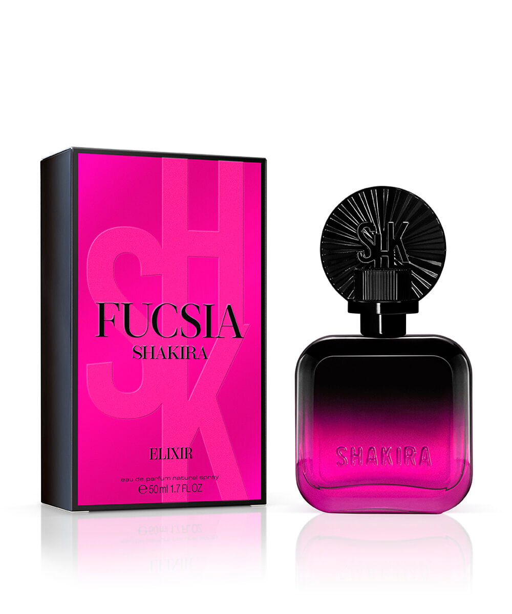 perfume feminino shakira fucsia elixir eau de parfum 50ml