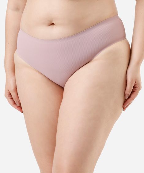 kit de 3 calcinhas femininas biquíni plus size colorido