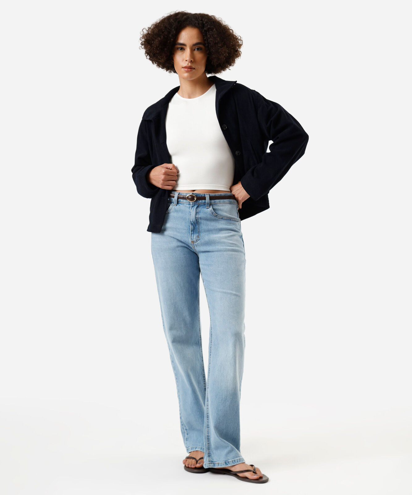 regata cropped feminina de poliamida canelada off white