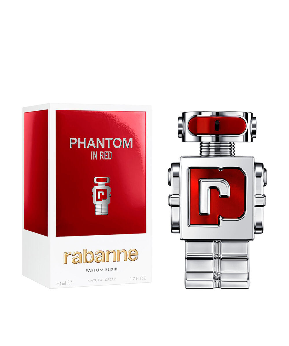 perfume masculino rabanne phantom in red parfum elixir 50ml