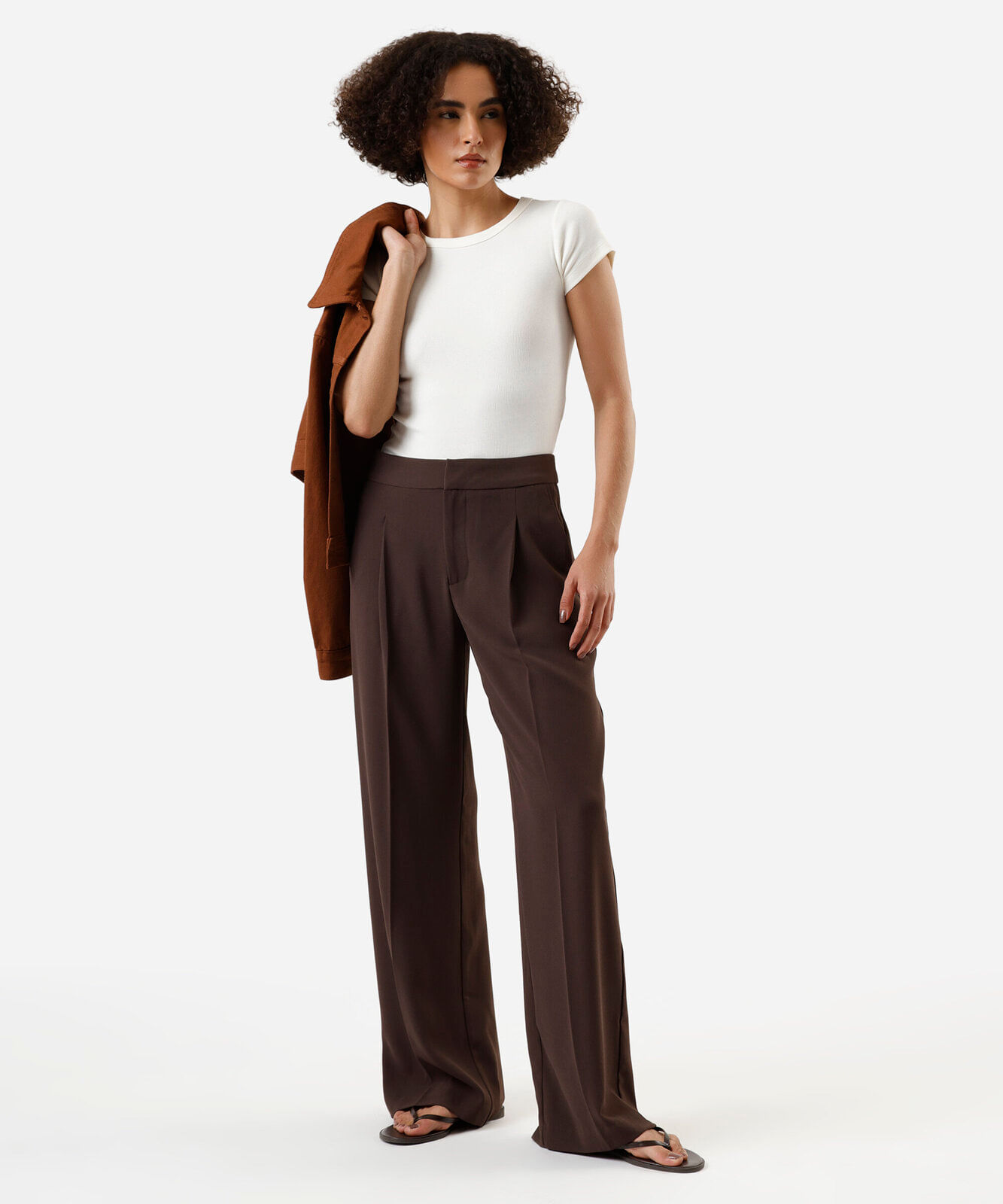 blusa baby look feminina de algodão peruano canelada off white