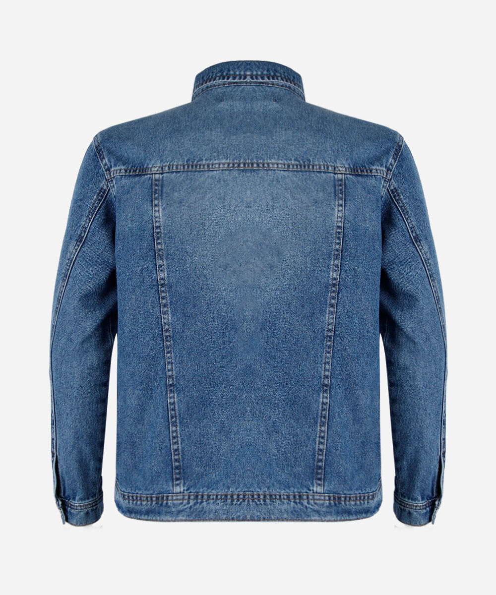 jaqueta juvenil jeans azul