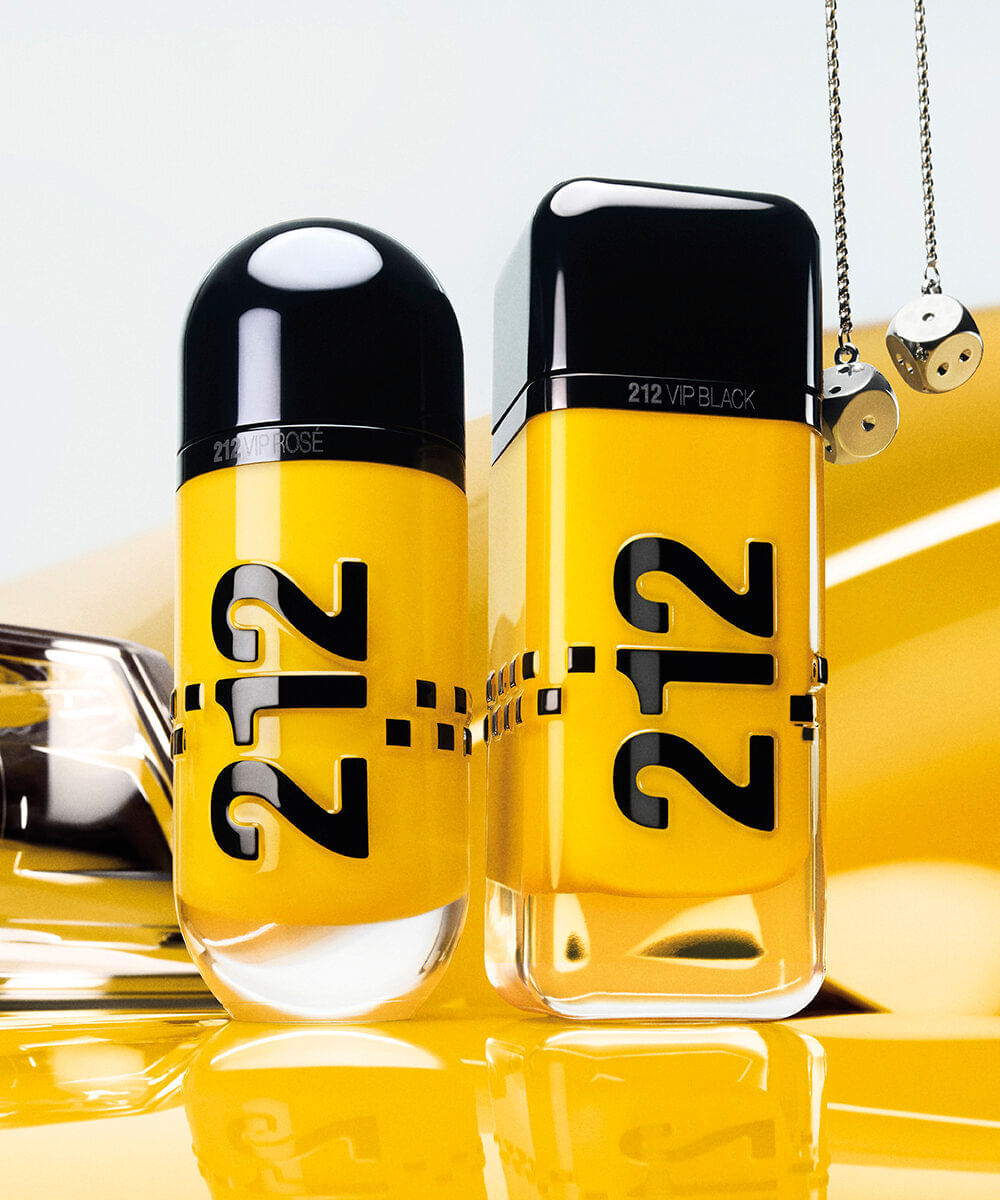 perfume feminino carolina herrera 212 vip rosé 212 cab edição limitada eau de parfum 80ml