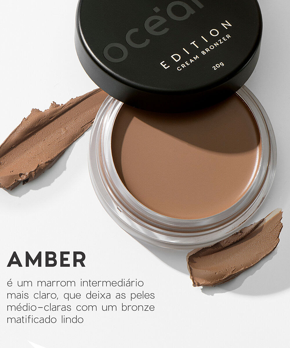 bronzeador em creme océane cream bronzer edition amber