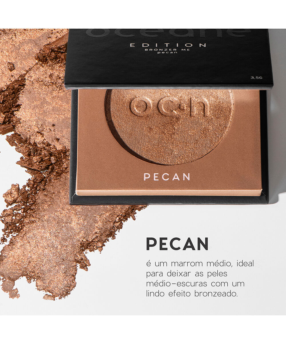 bronzeador em pó océane bronzer me edition pecan