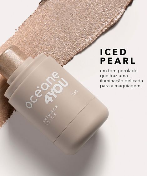 iluminador océane shimmer stick iced pearl pérola