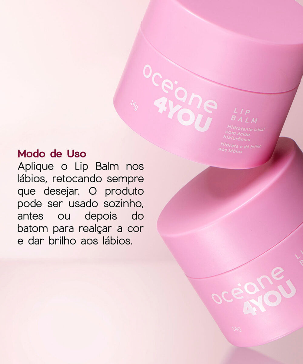 hidratante labial océane lip balm 4 you transparente