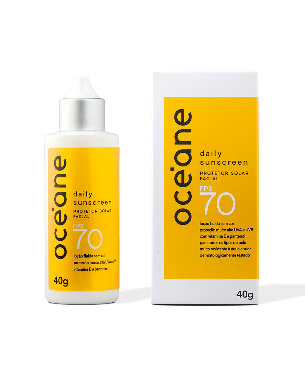 protetor solar océane facial fps 70 40g