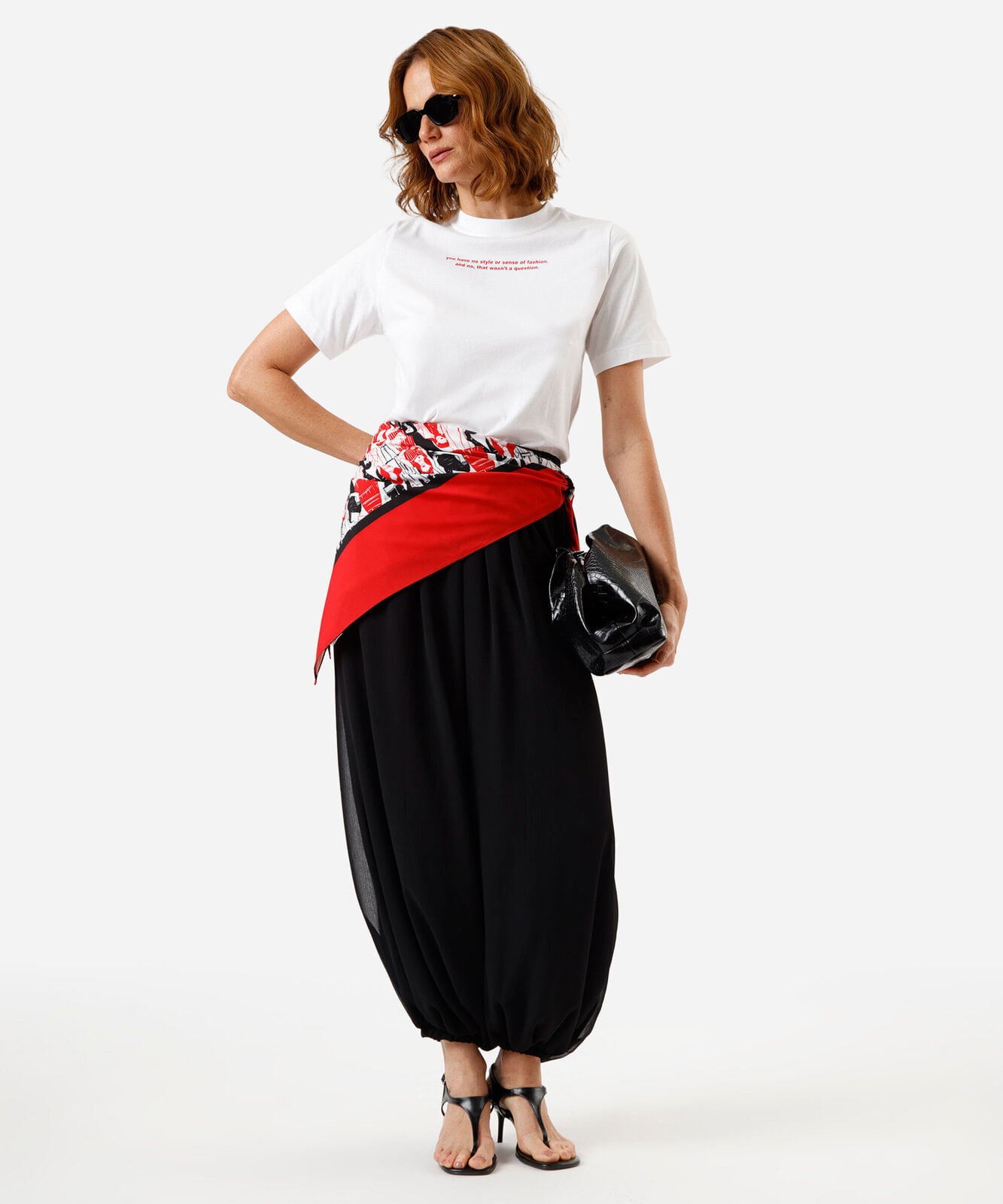camiseta feminina de algodão estampada o diabo veste prada off white