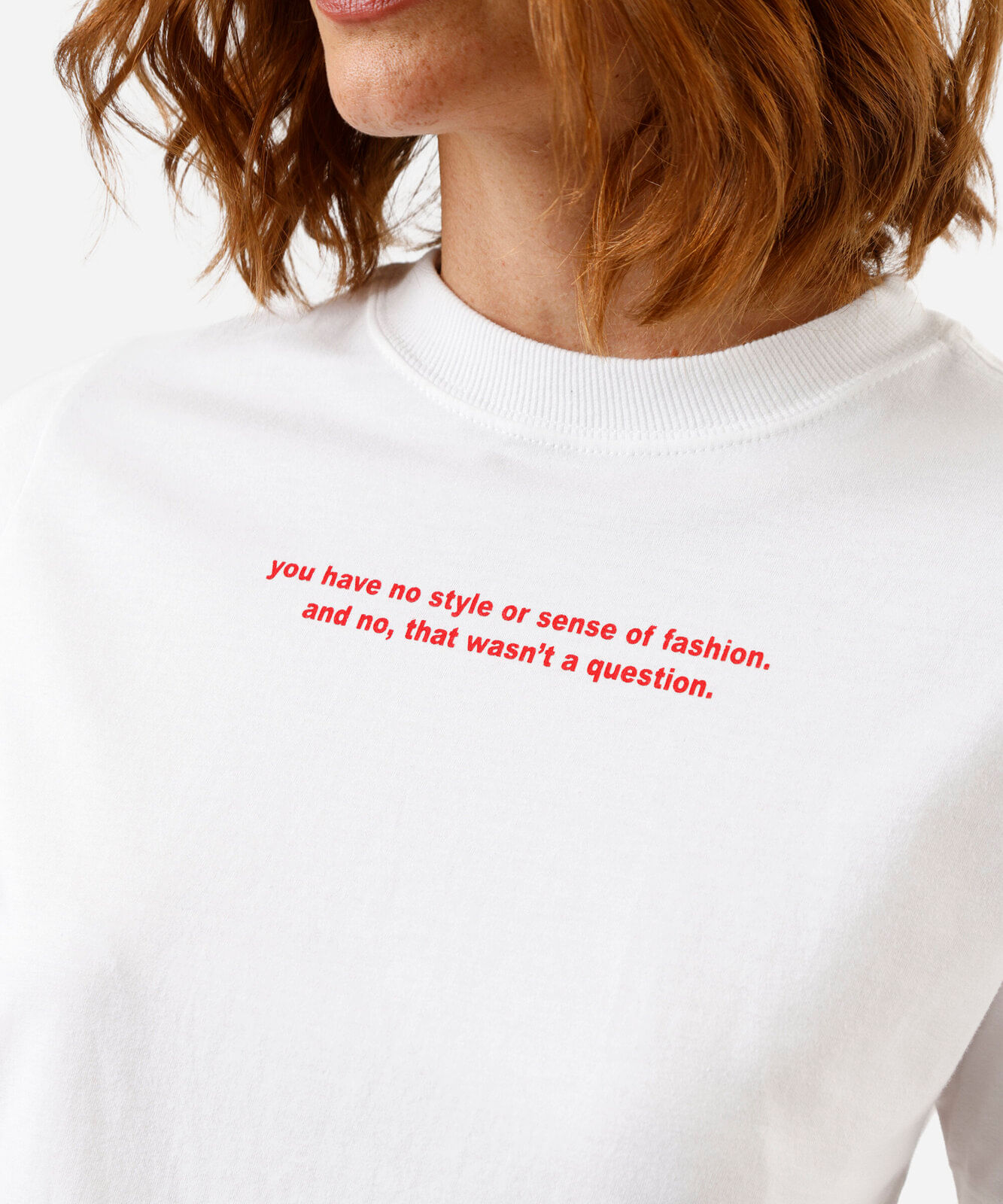 camiseta feminina de algodão estampada o diabo veste prada off white