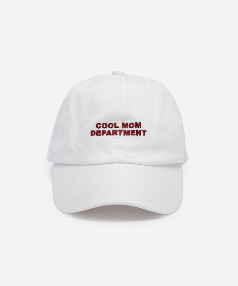 boné aba curva com bordado cool mom department off white