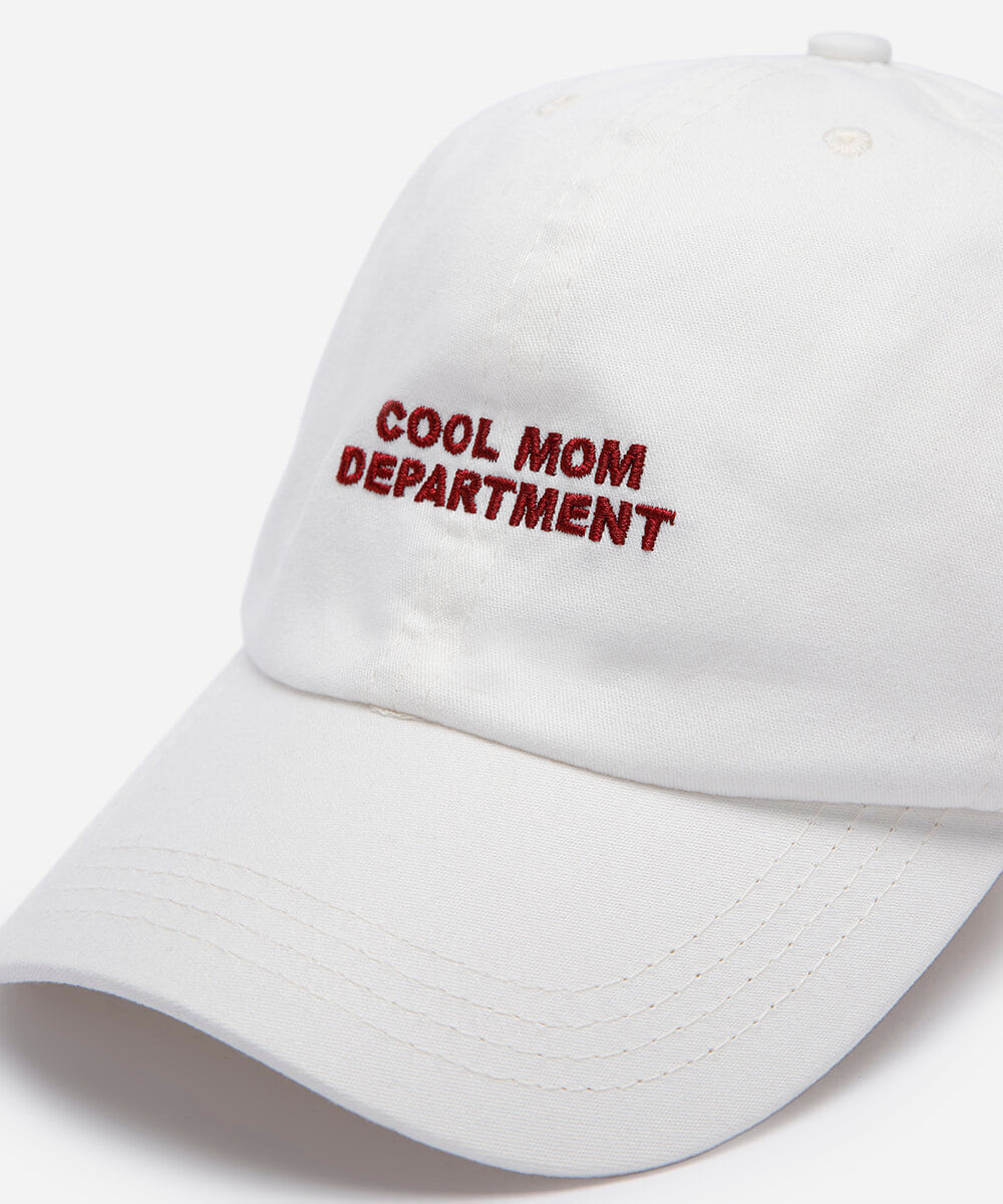 boné aba curva com bordado cool mom department off white