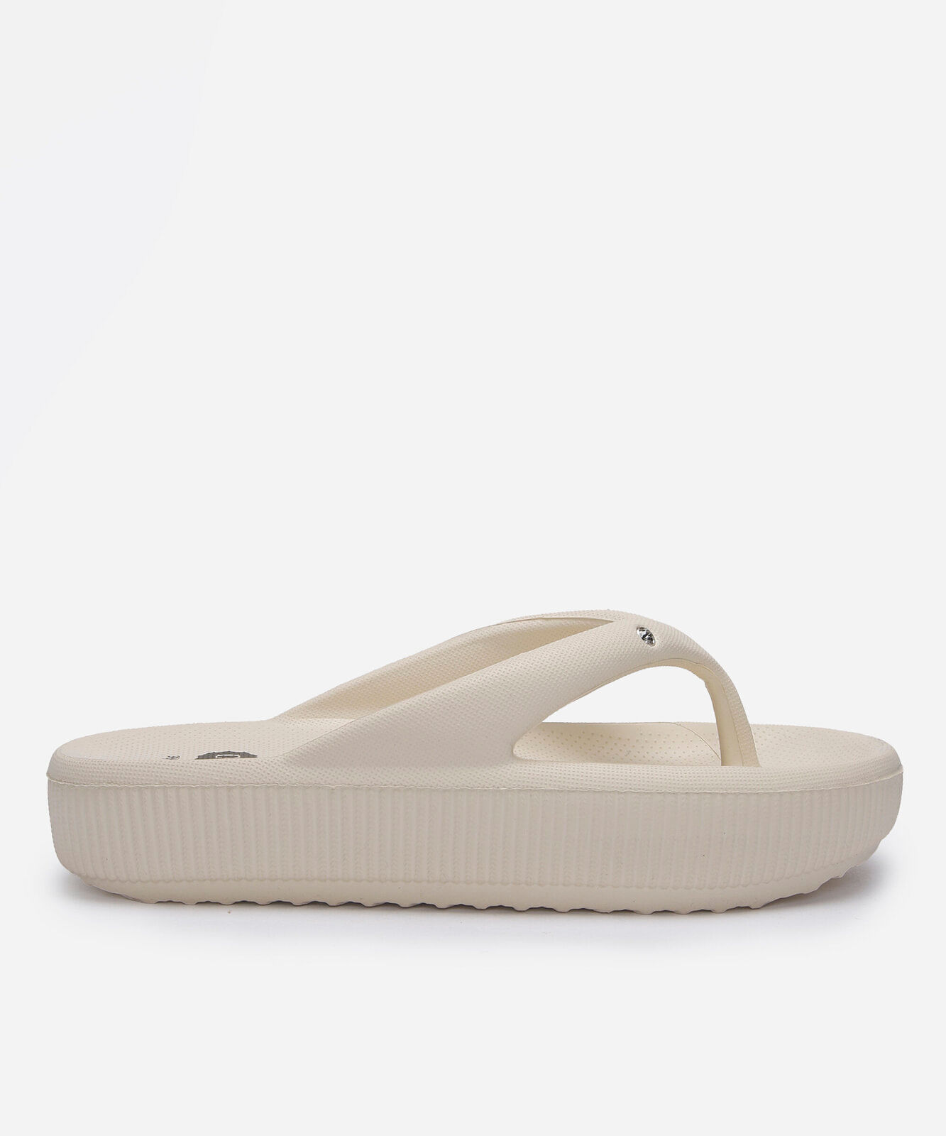 chinelo nuvem com brilho off white