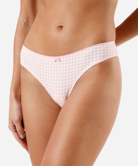 kit de 2 calcinhas biquíni feminina de poliamida colorido