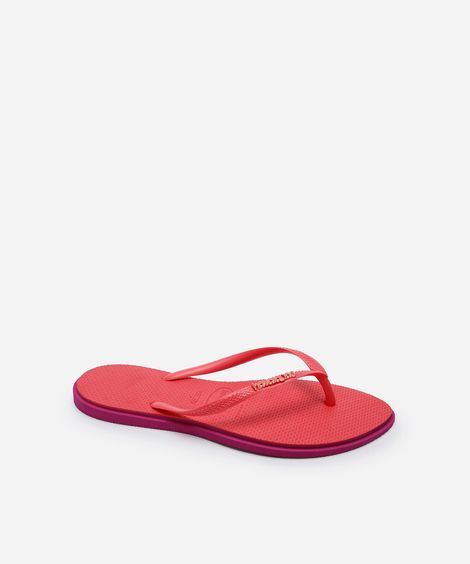 chinelo slim point havaianas laranja