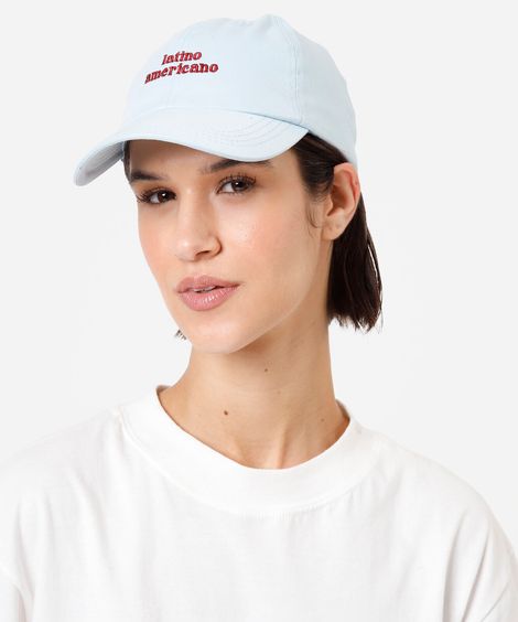 boné aba curva latino americana azul