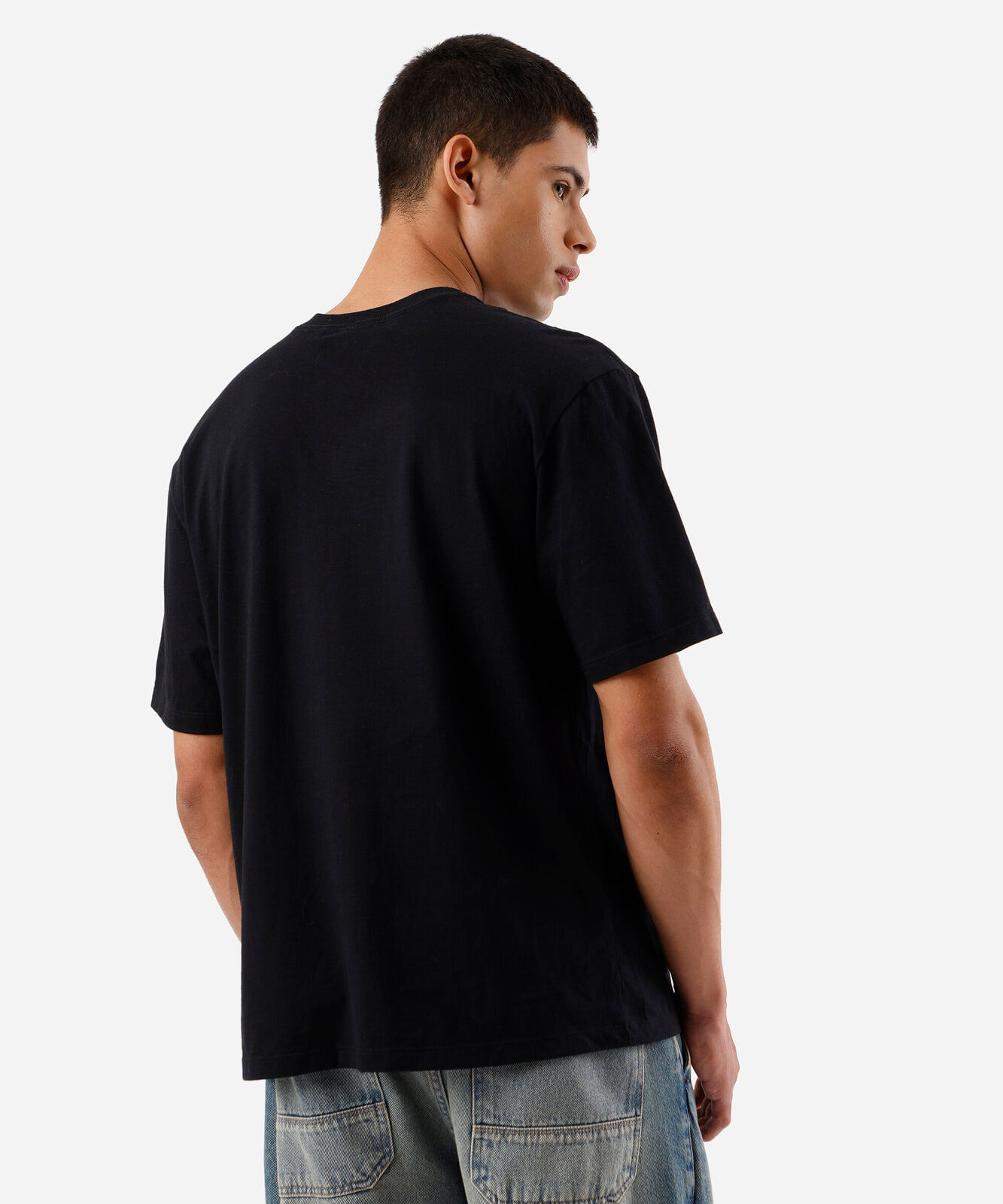camiseta masculina de algodão manga curta latinos do it better preta