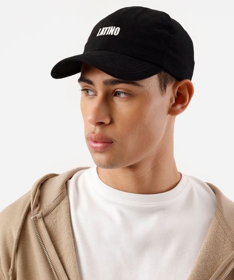 boné masculino aba curva latino preto