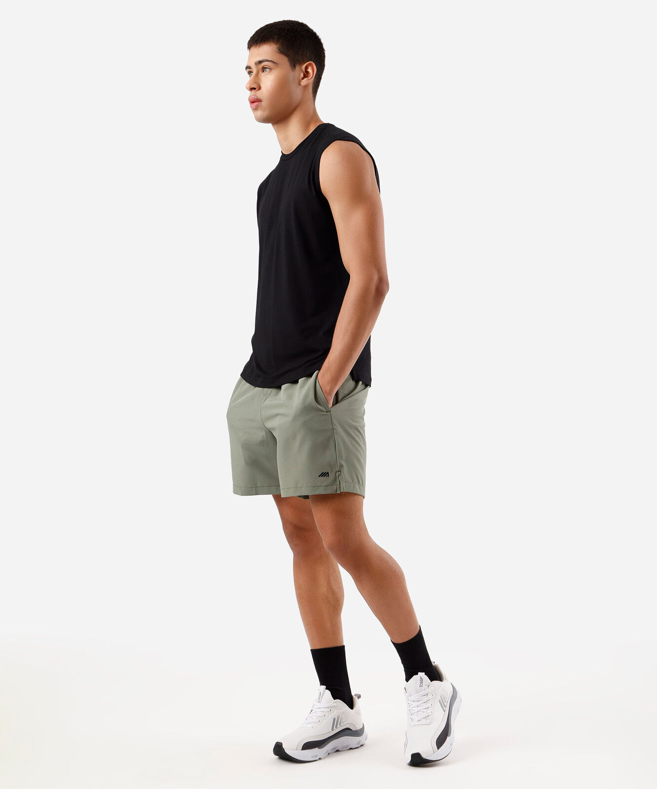 regata esportiva machão slim masculina de viscose preto