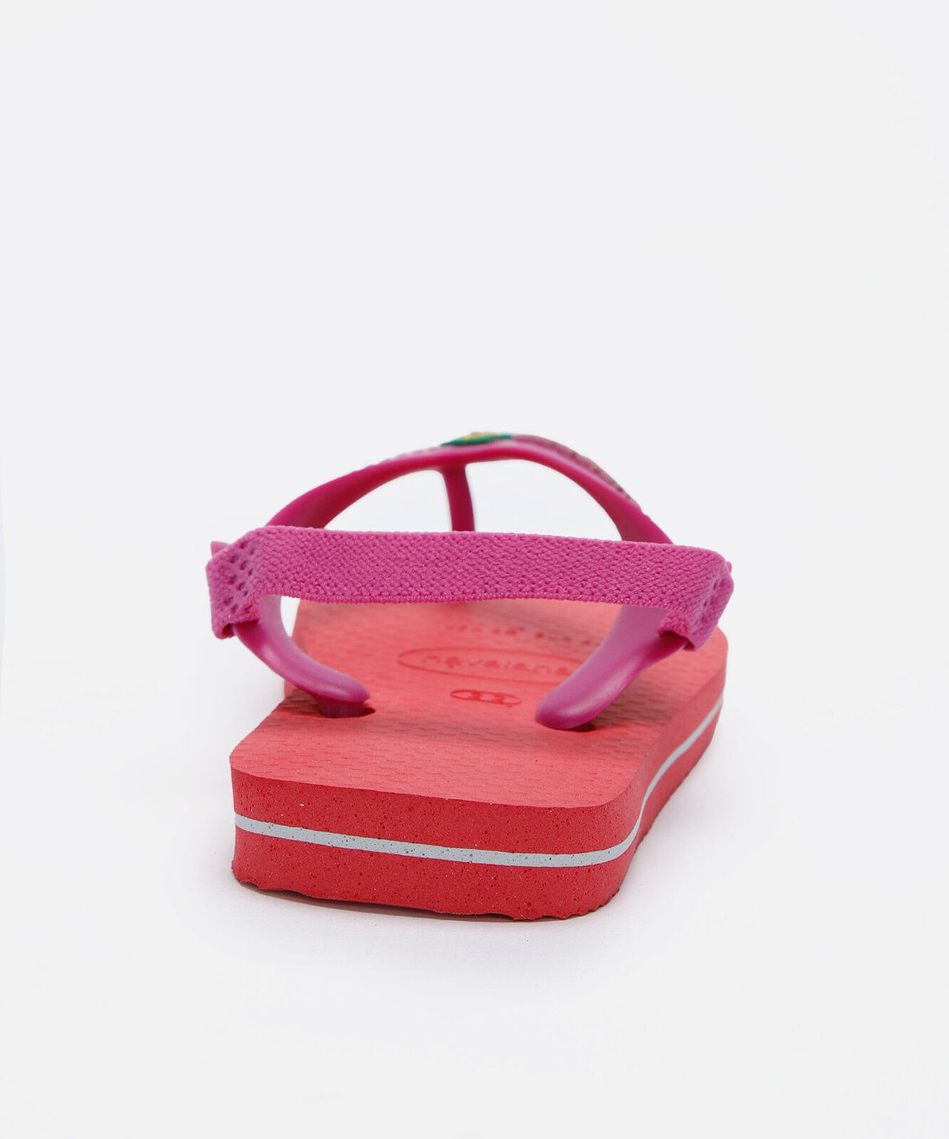 chinelo com elástico infantil havaianas rosa