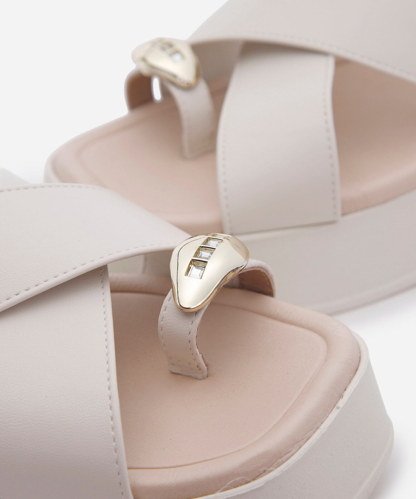 tamanco plataforma feminino beira rio off white